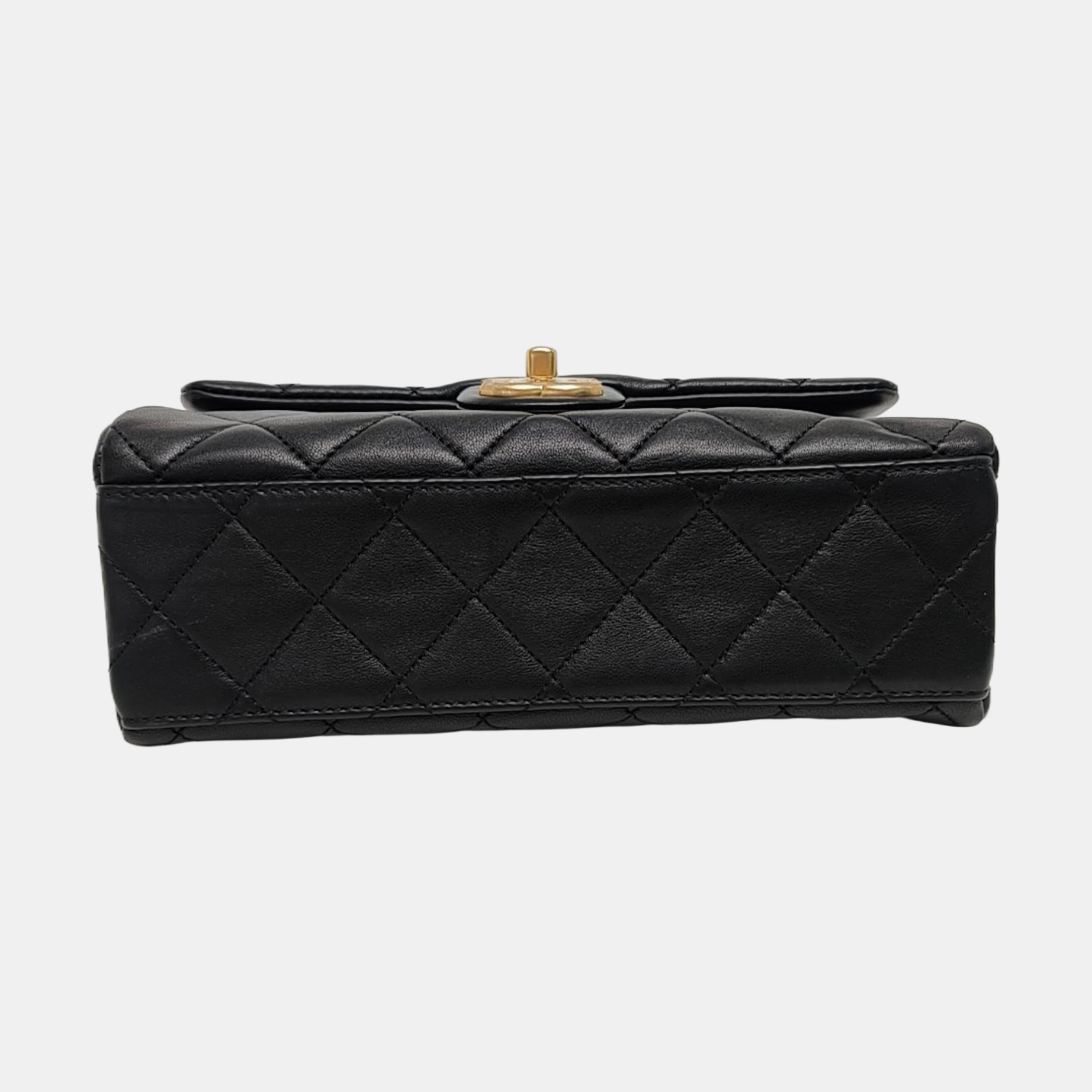 Quilted Lambskin Black