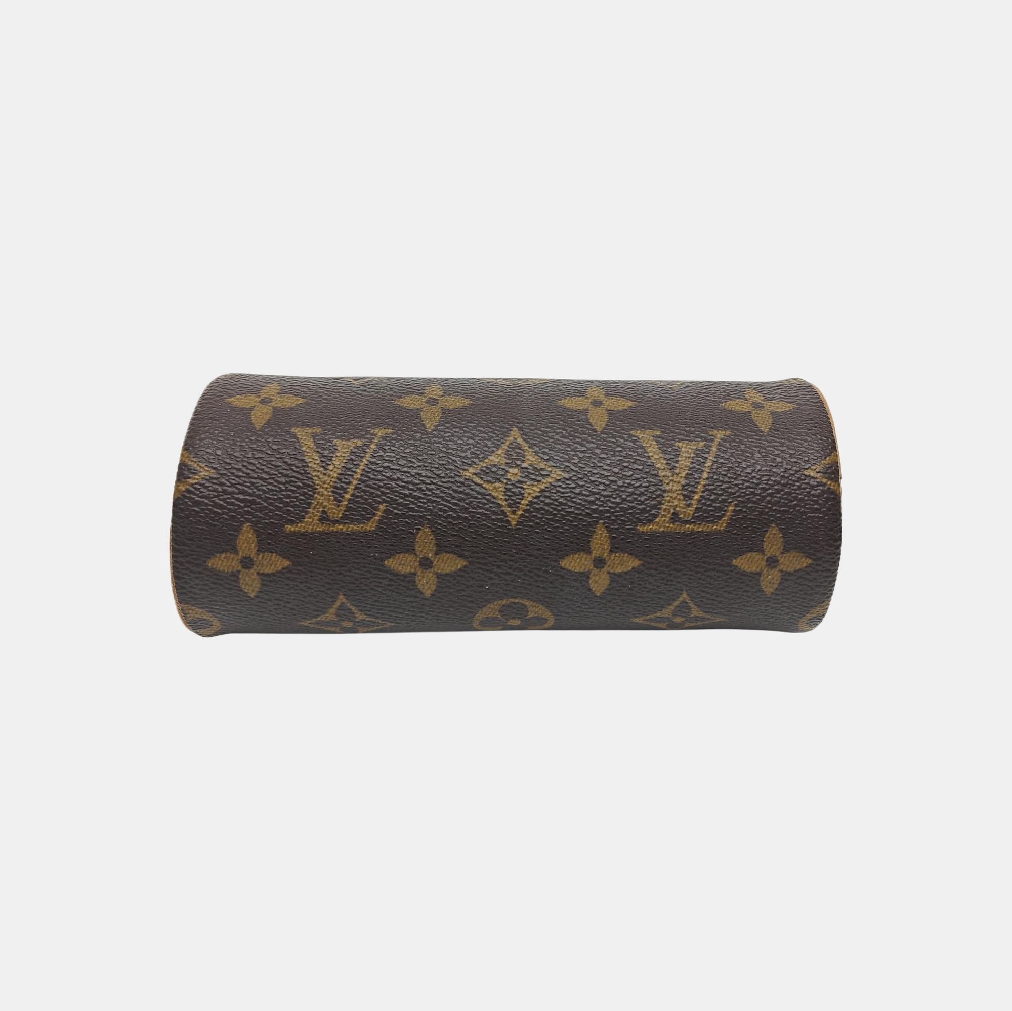 PAPILLON Mini Monogram Coated Canvas Brown