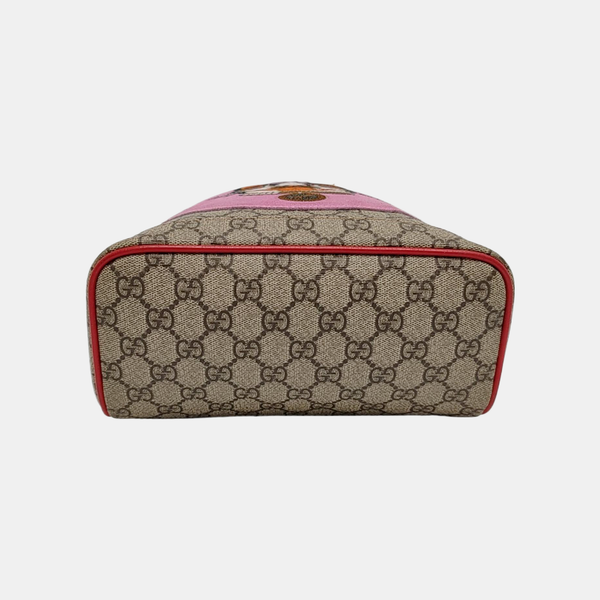 Monogram Coated Canvas Backpack Beige