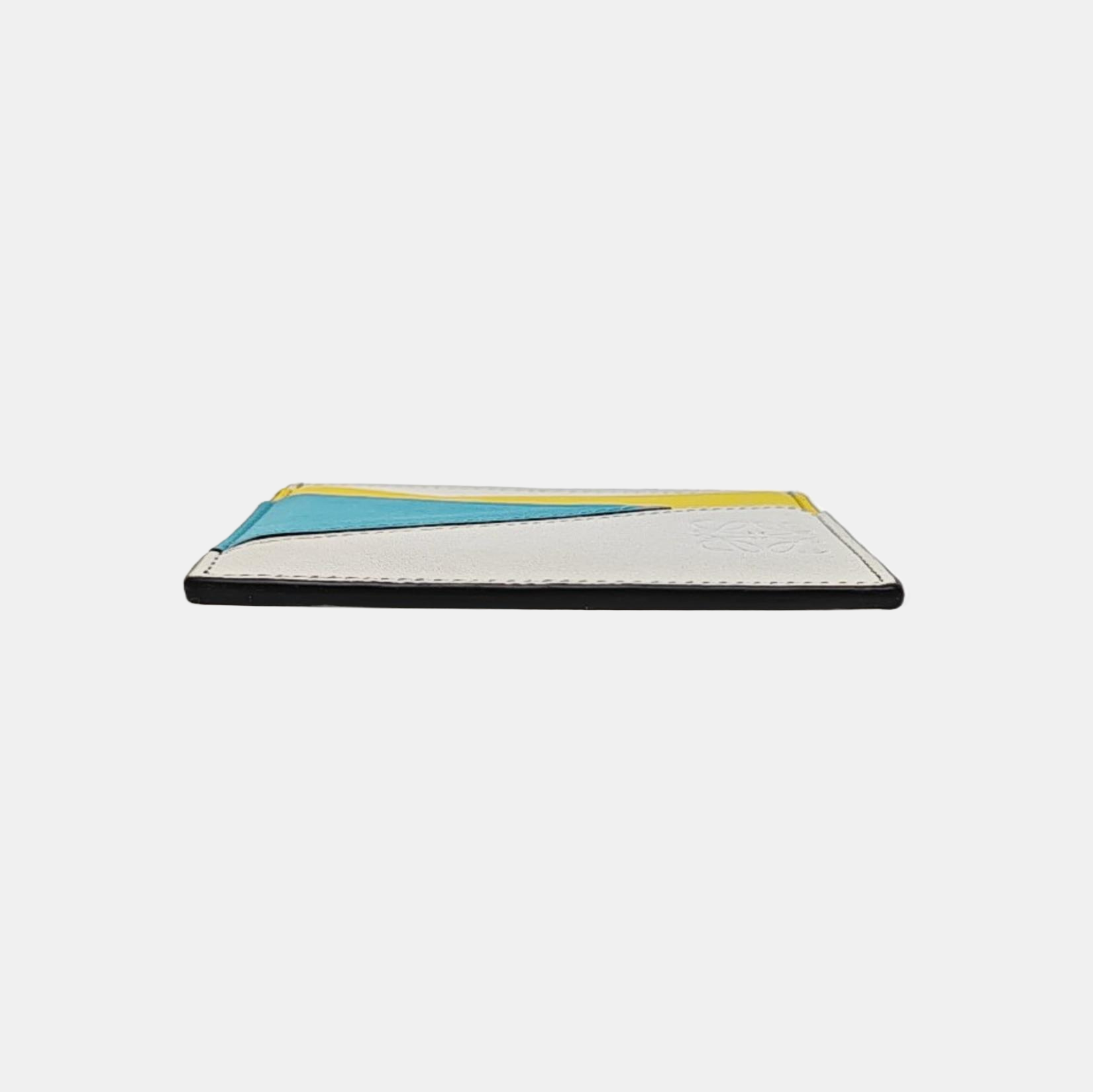 Puzzle Calfskin Multicolor Card Holder