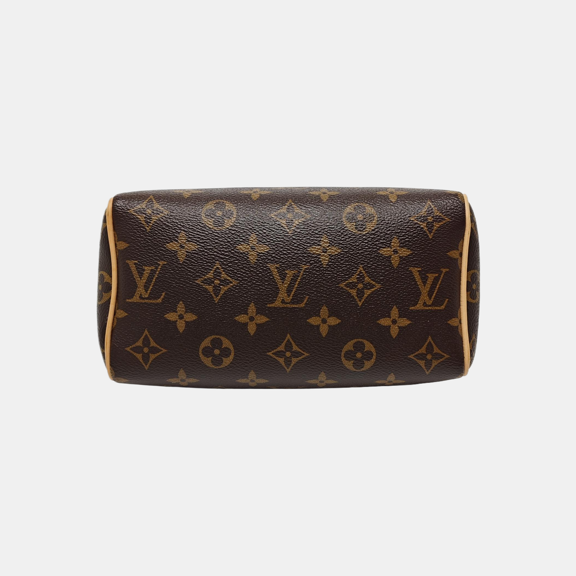 SPEEDY 20 Monogram Coated Canvas Brown