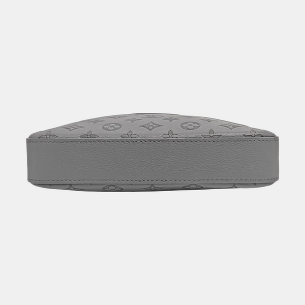 TRIO Monogram Calfskin Gray
