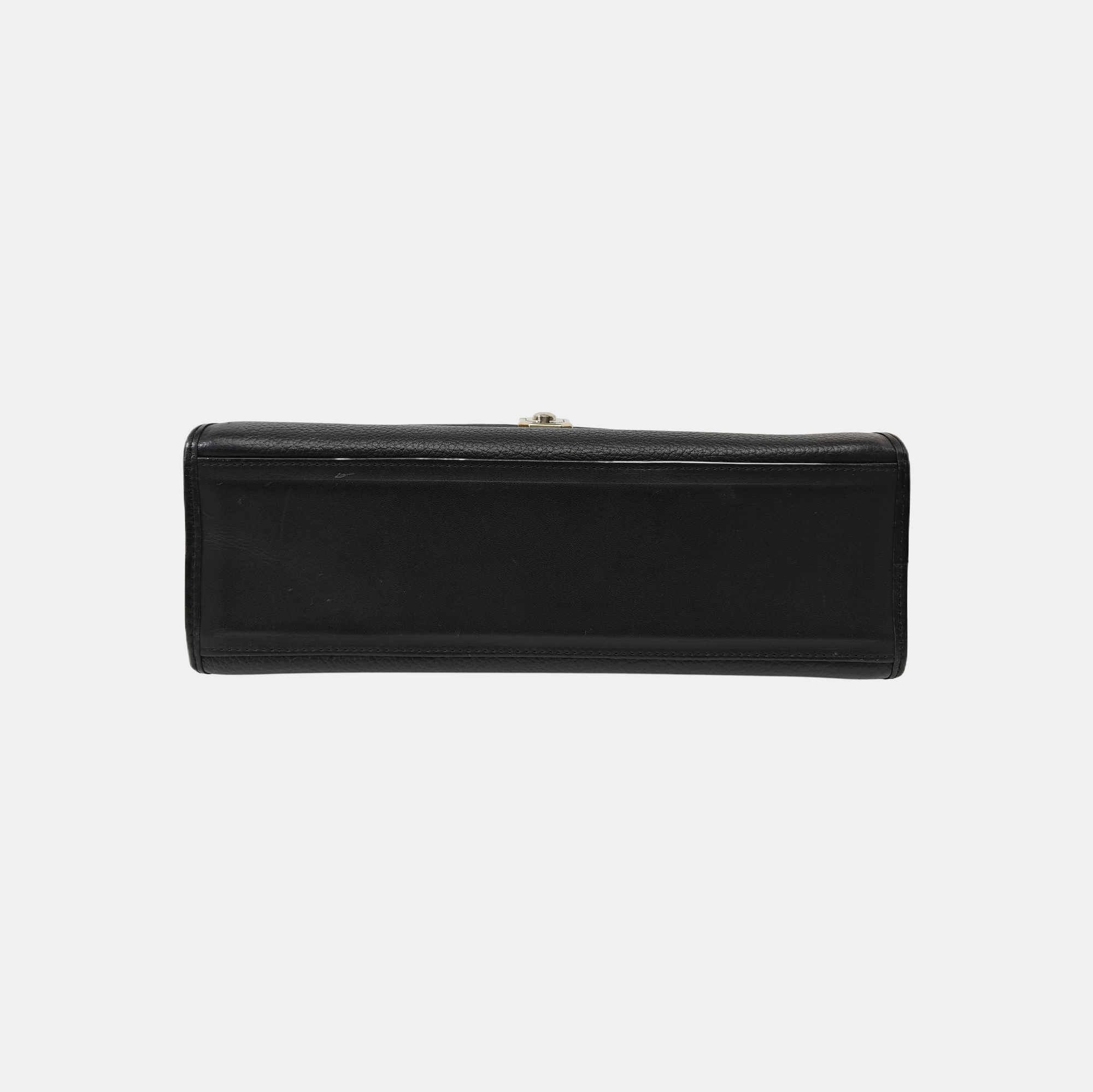 Calfskin Shoulder Bag Black