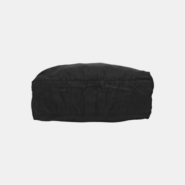 Nylon Top Handle Bag Black