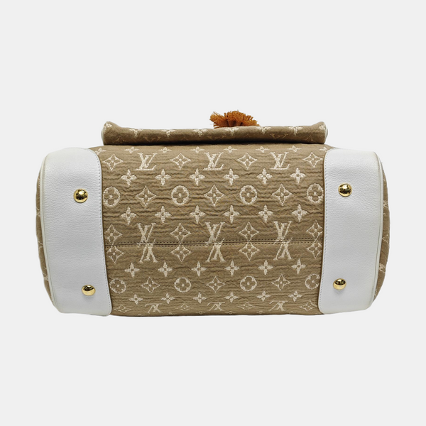 SABBIA BESACE GM Monogram Canvas Beige