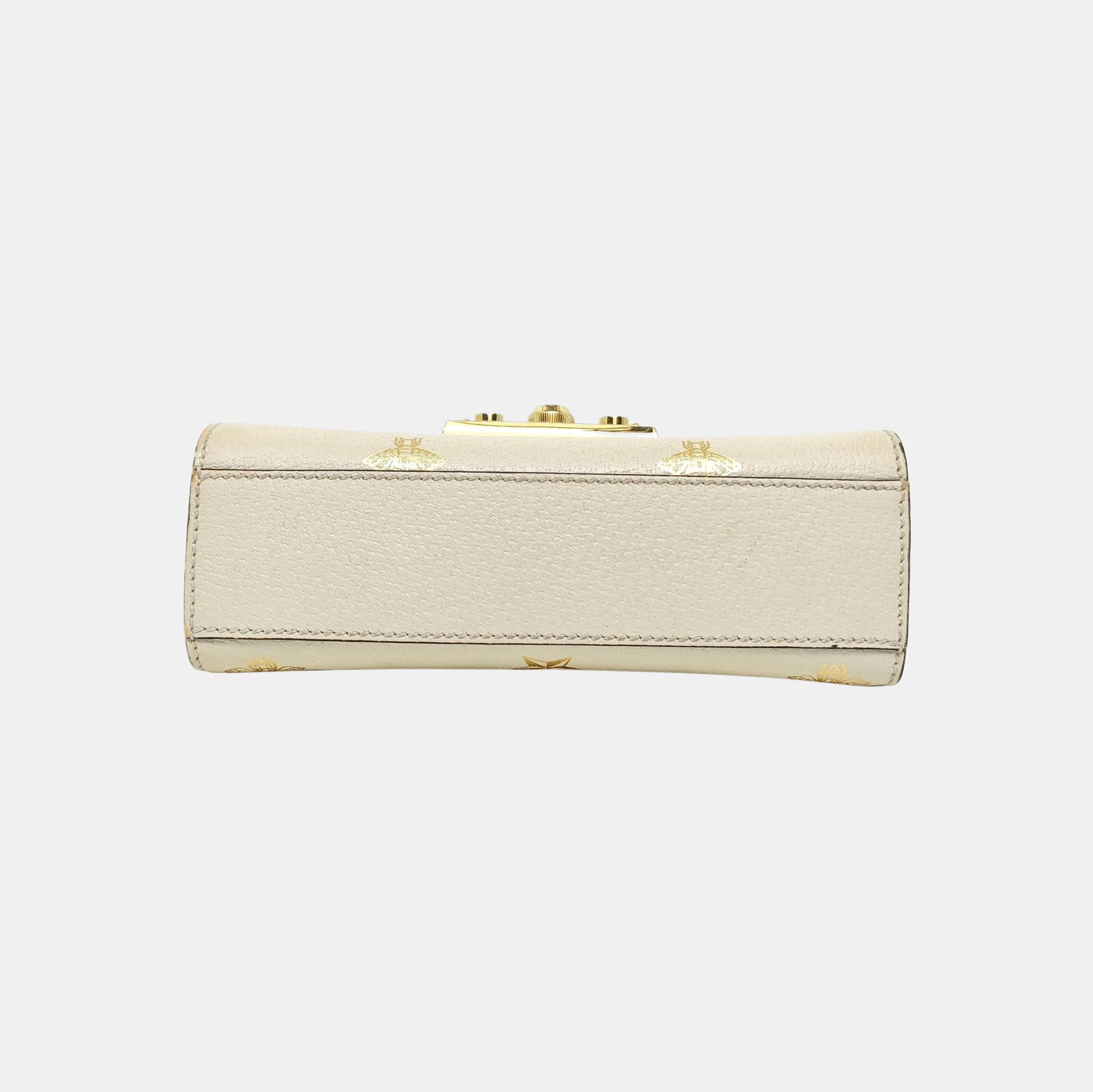 Padlock Small Calfskin White
