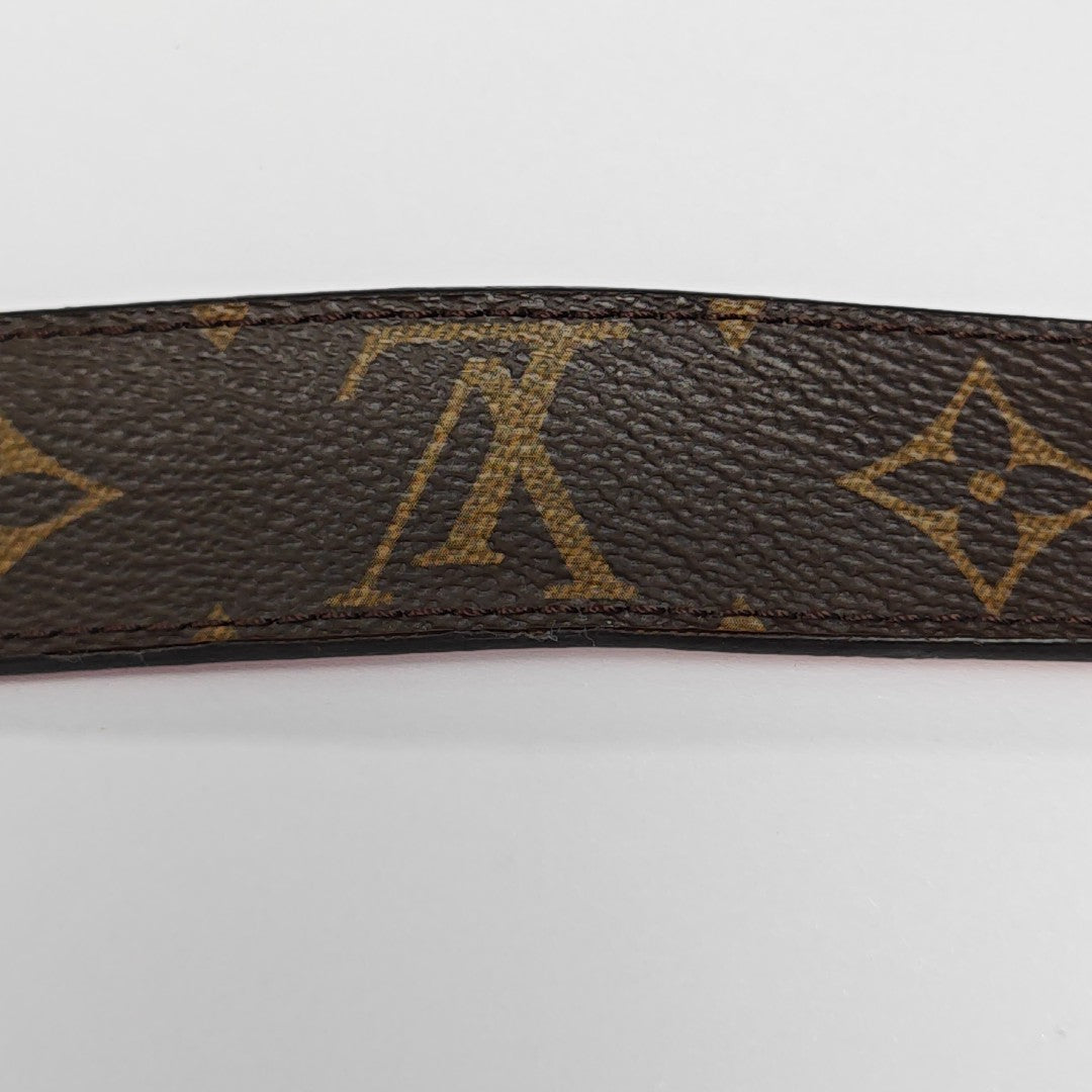 Coated Canvas Belt Brown