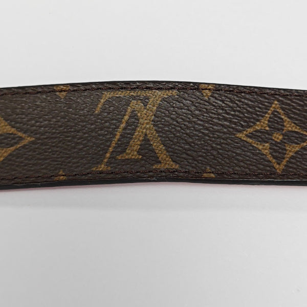 Coated Canvas Belt Brown
