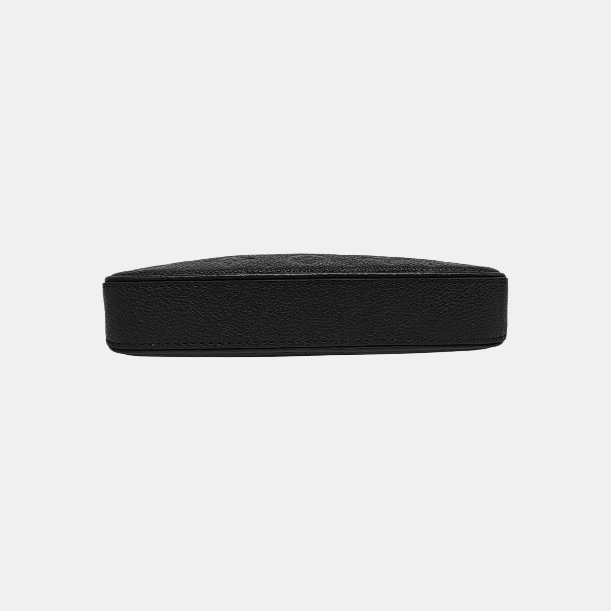 EASY POUCH ON STRAP Monogram Calfskin Black