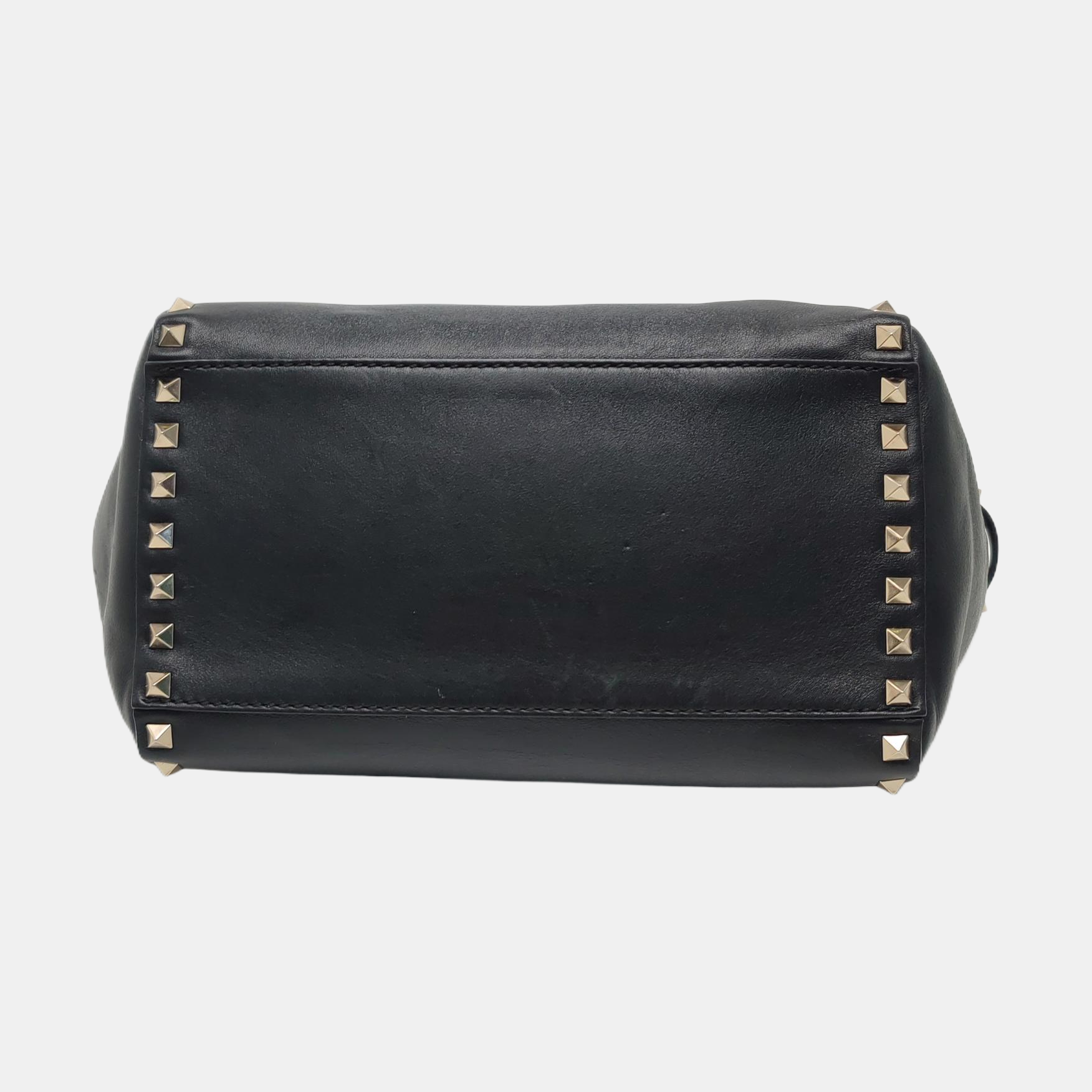Rockstud Small Calfskin Black
