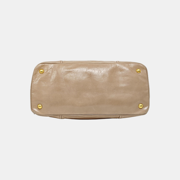 Calfskin Tote Bag Brown
