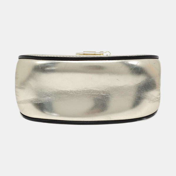 Drew Nano Calfskin Silver