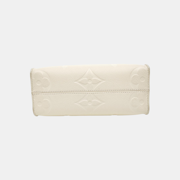 ONTHEGO PM Monogram Calfskin Beige