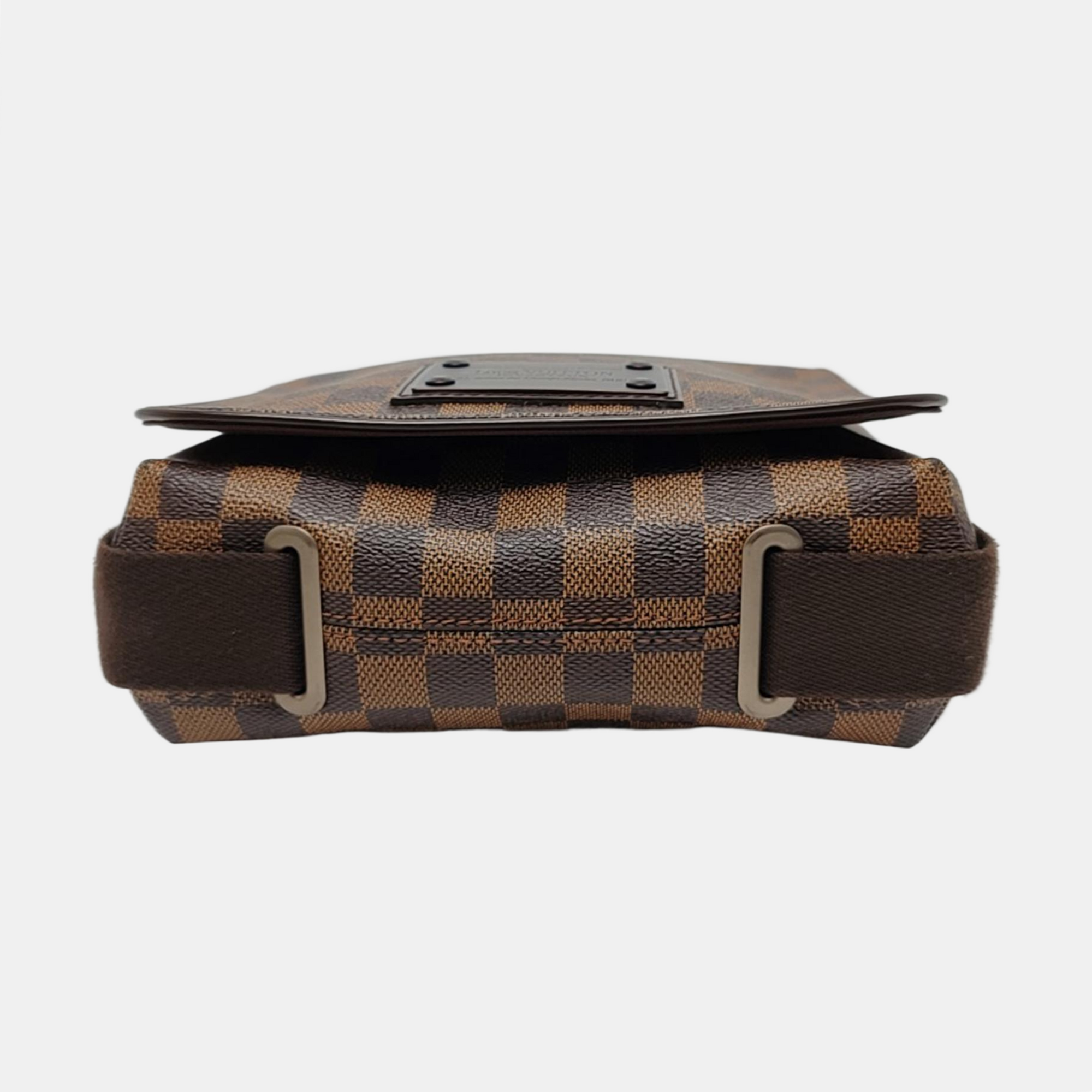 BROOKLYN PM Damier Ebene Coated Canvas Brown