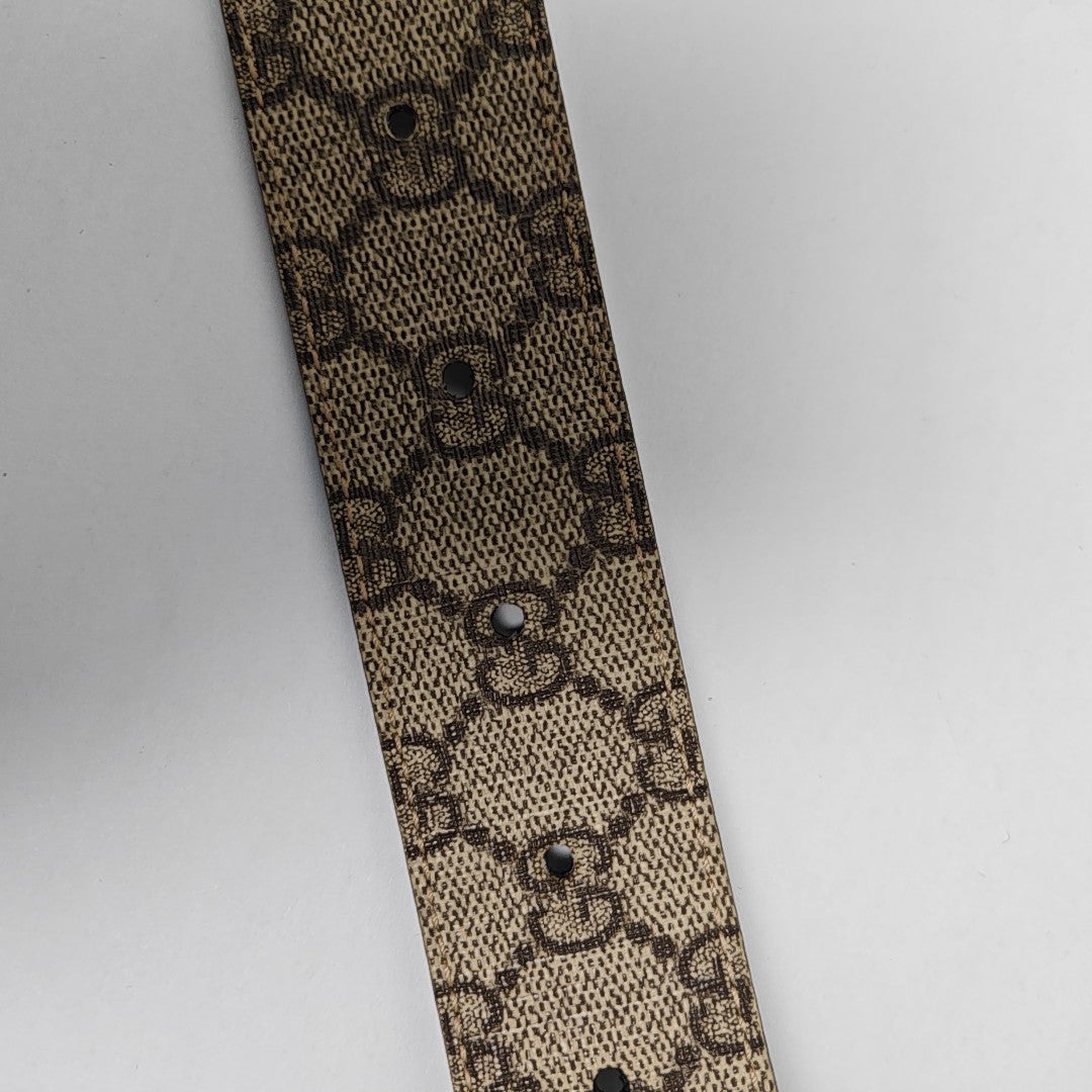 Leather Belt Beige