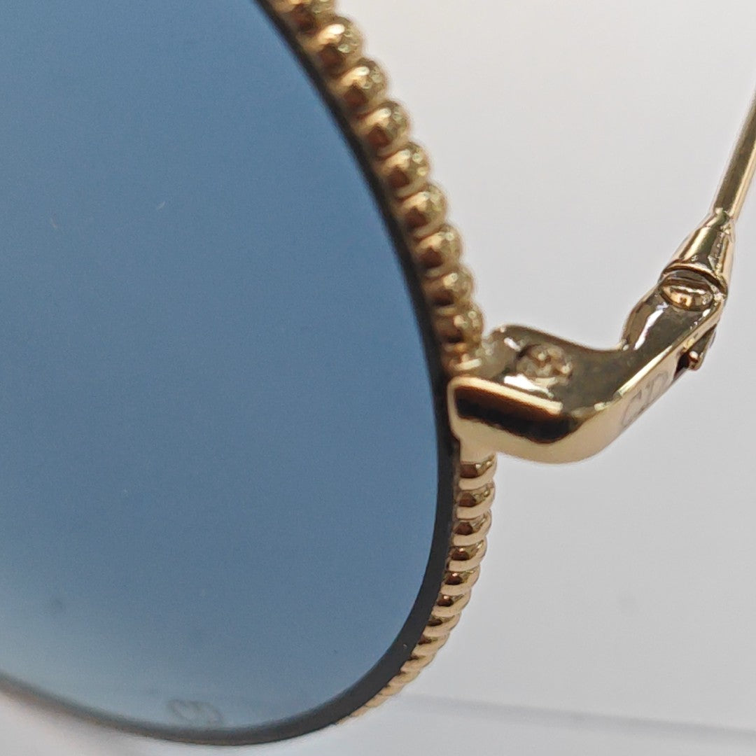 Metal Sunglasses Blue