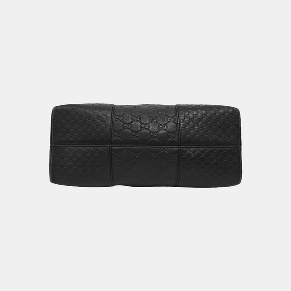 Bree Monogram Calfskin Black