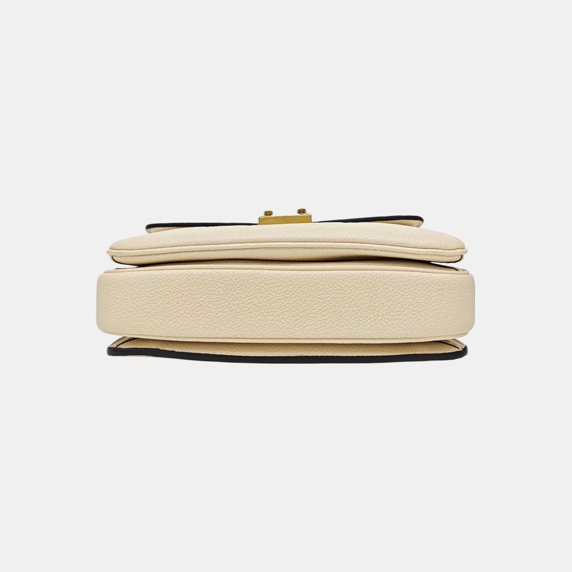 MÉTIS EAST WEST Monogram Calfskin Beige