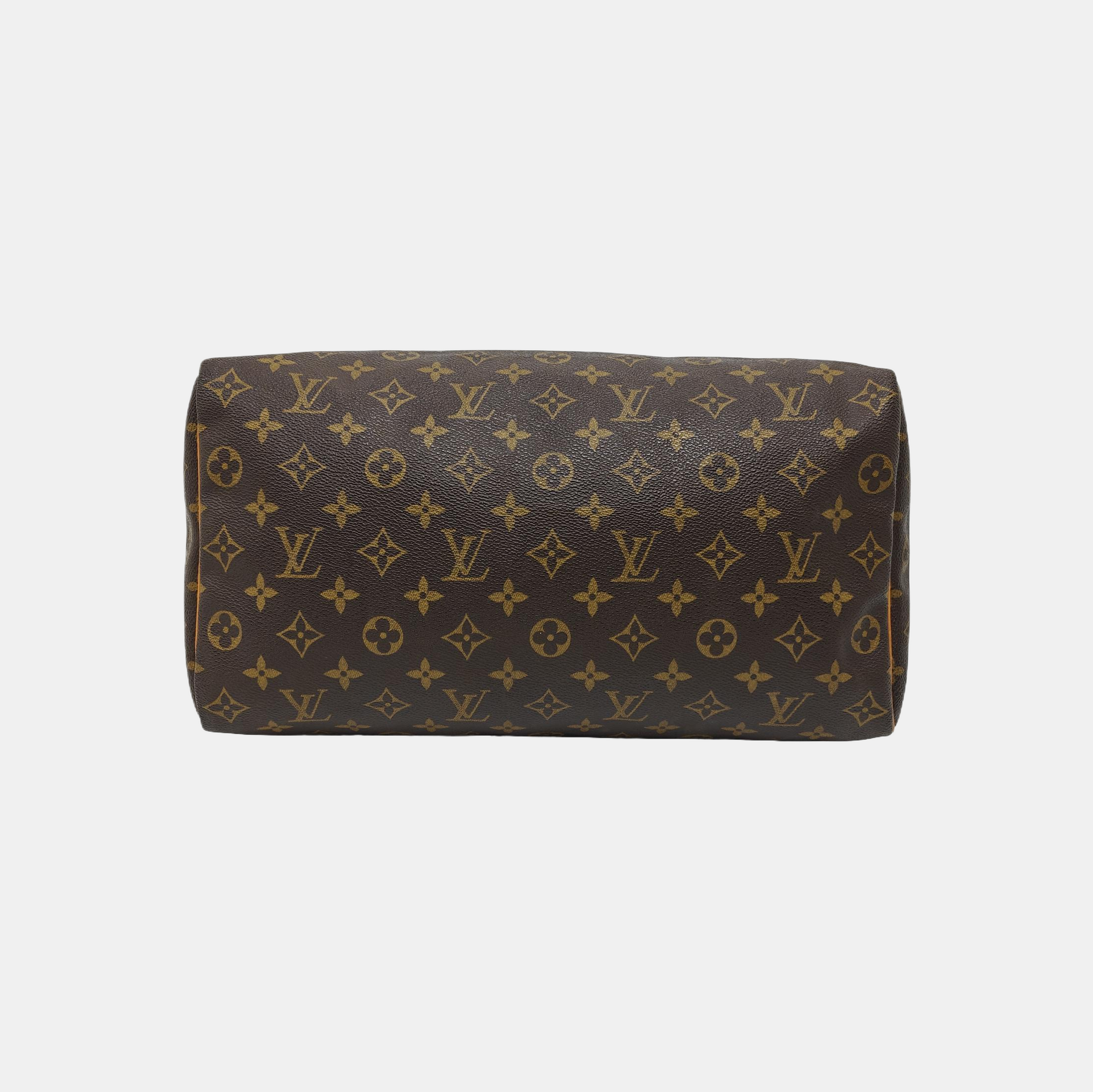 SPEEDY 35 Monogram Coated Canvas Brown
