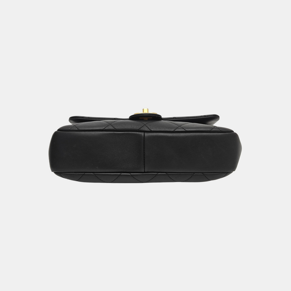 IN THE LOOP Quilted Lambskin Black