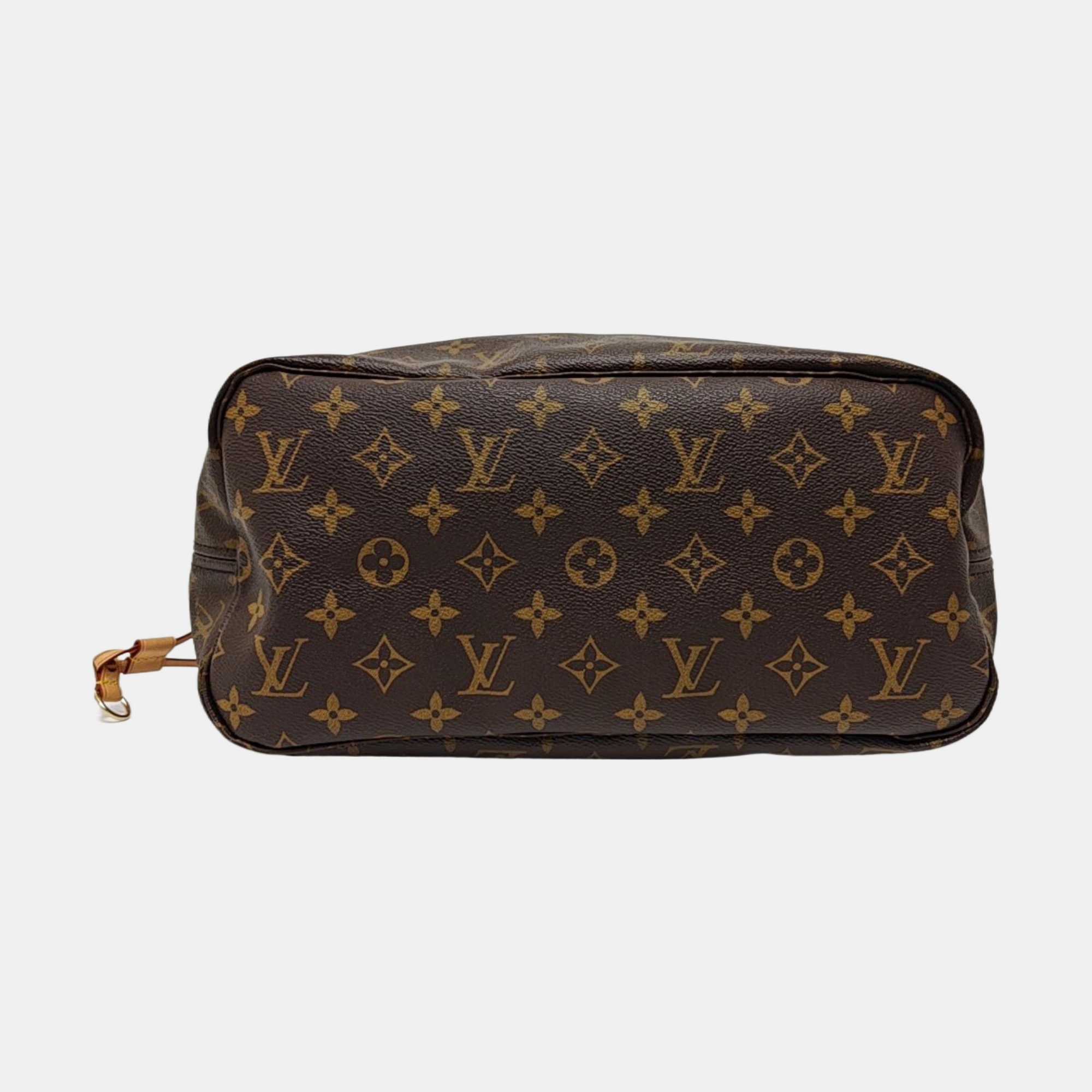Authenticated pre-owned  NEVERFULL MM Monogram Coated Canvas Brown - Tote Bag at Looply