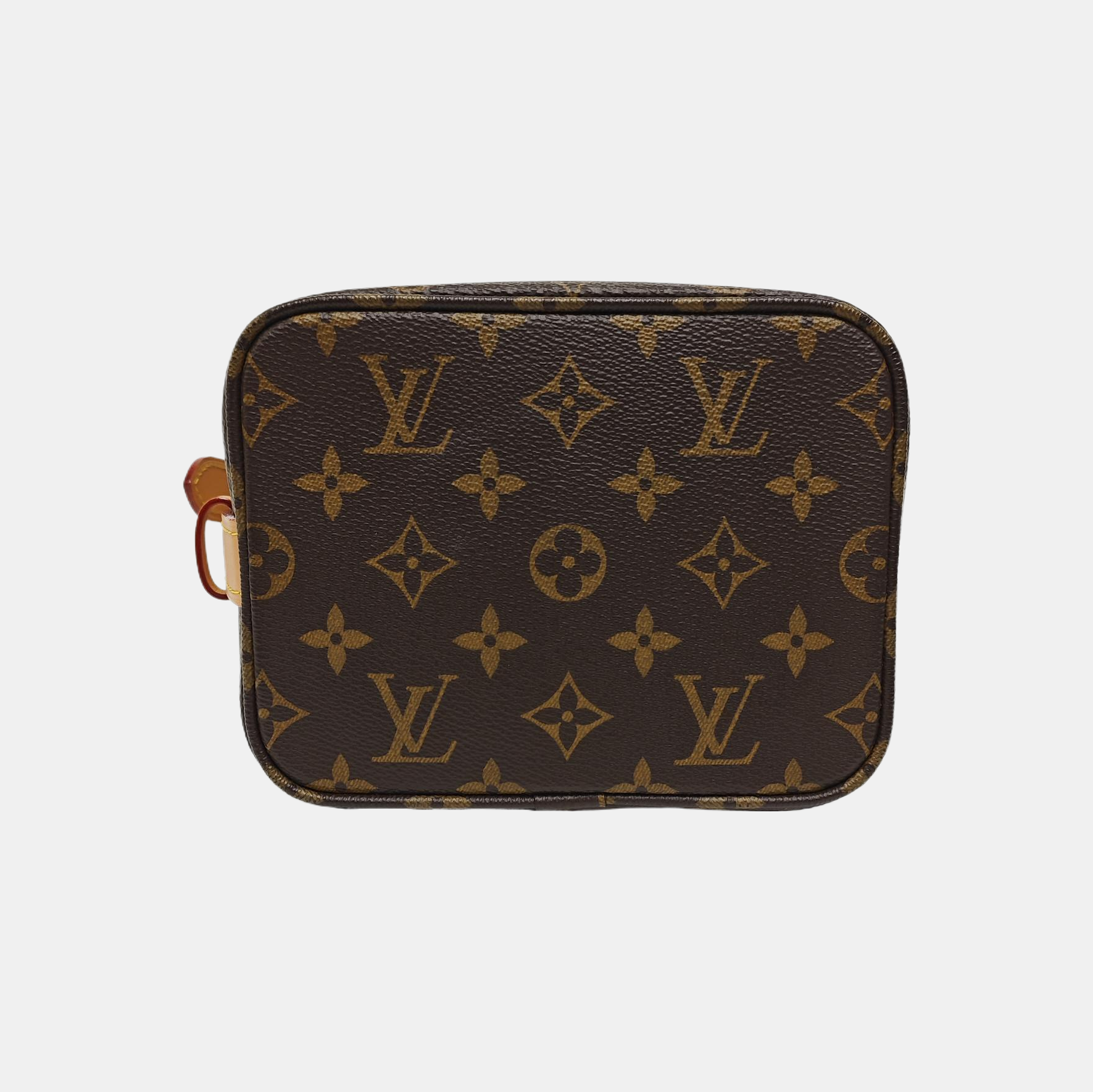 ALL IN BB Monogram Coated Canvas Brown