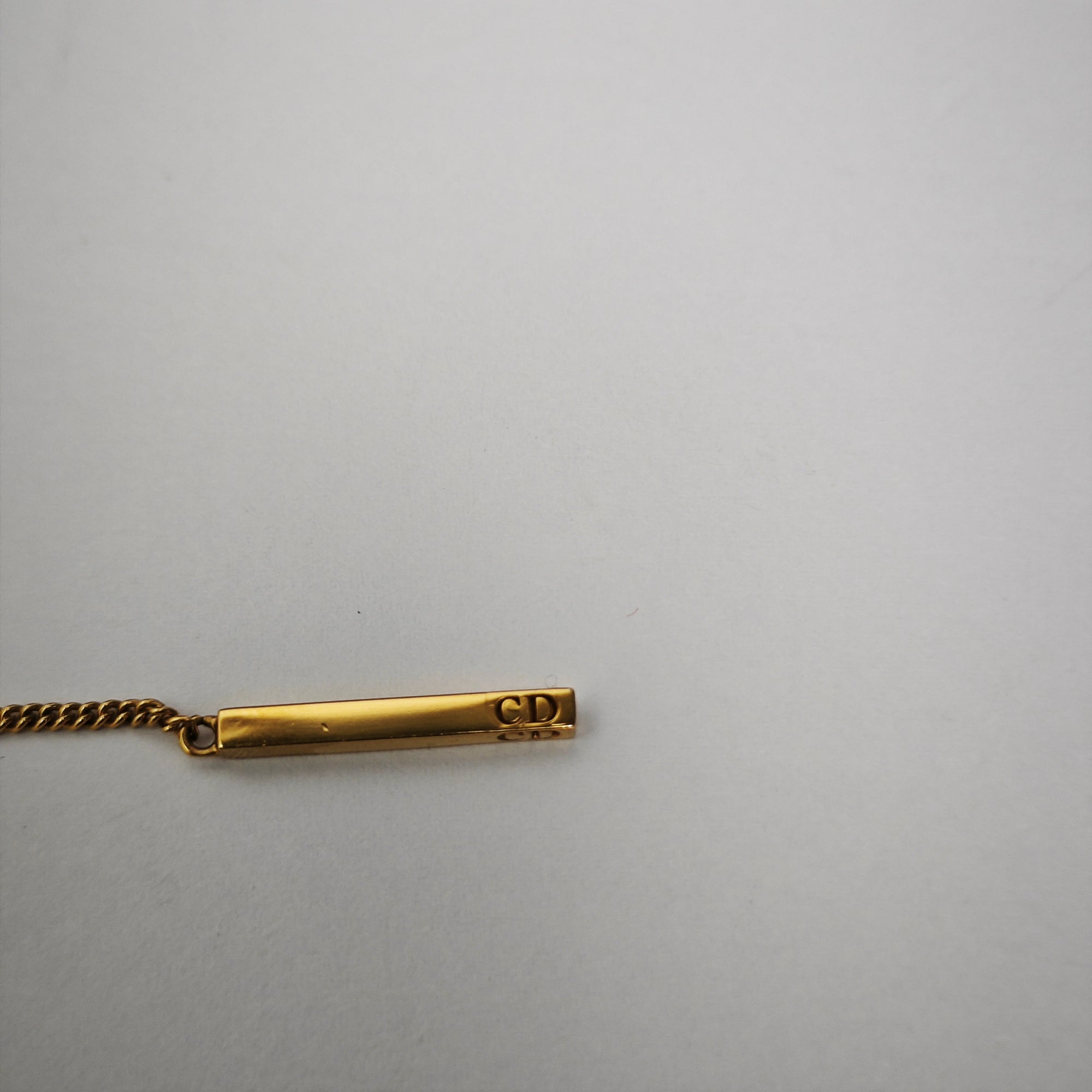 Dior Tribales Brass Gold Stud Earrings