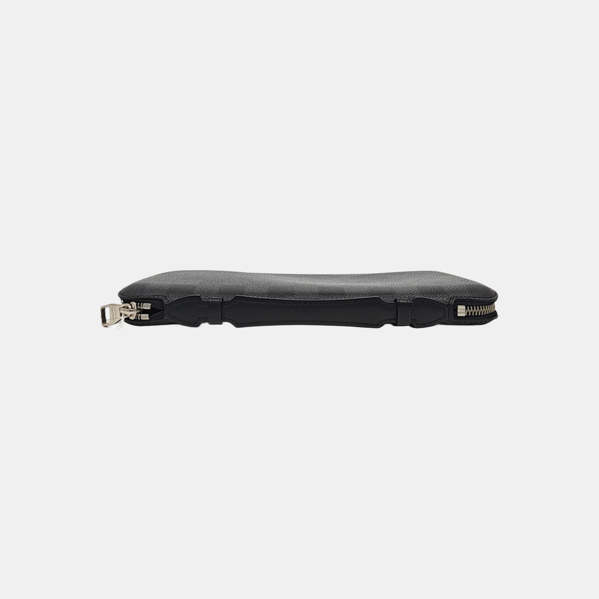 Damier Graphite Coated Canvas Clutch Gray