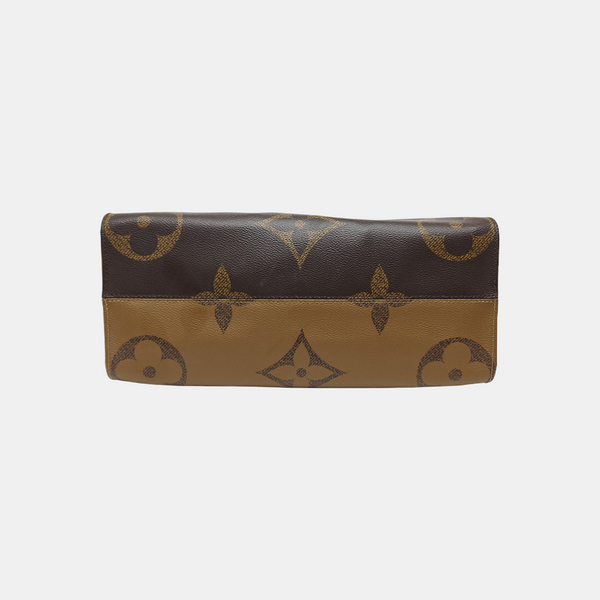 ONTHEGO MM Monogram Coated Canvas Brown