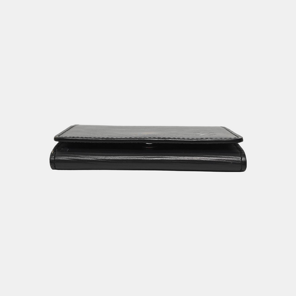 ENVELOPPE Epi Black Card Holder