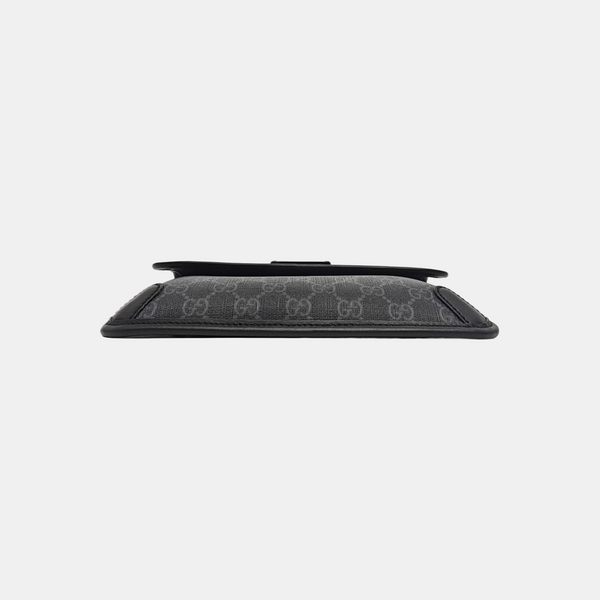 Neo Vintage Monogram Coated Canvas Black