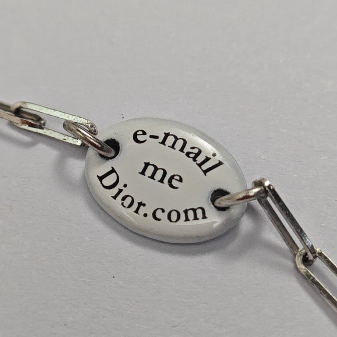 J'adior Metal Silver Necklace