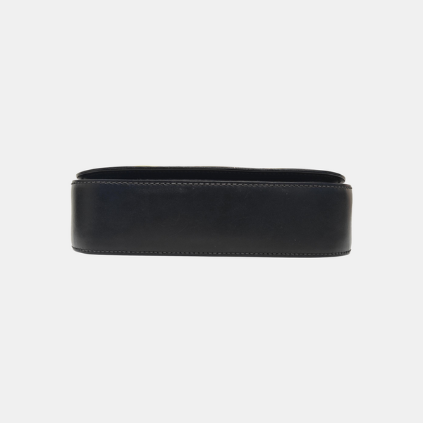 Calfskin Shoulder Bag Black