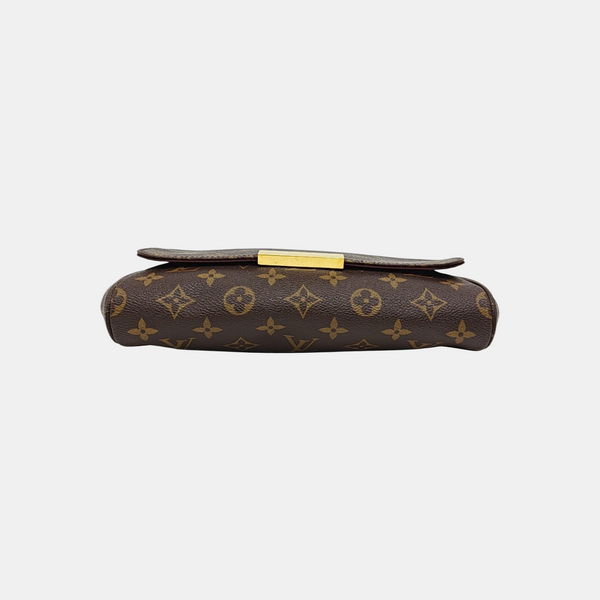 FAVORITE PM Coated Canvas Brown