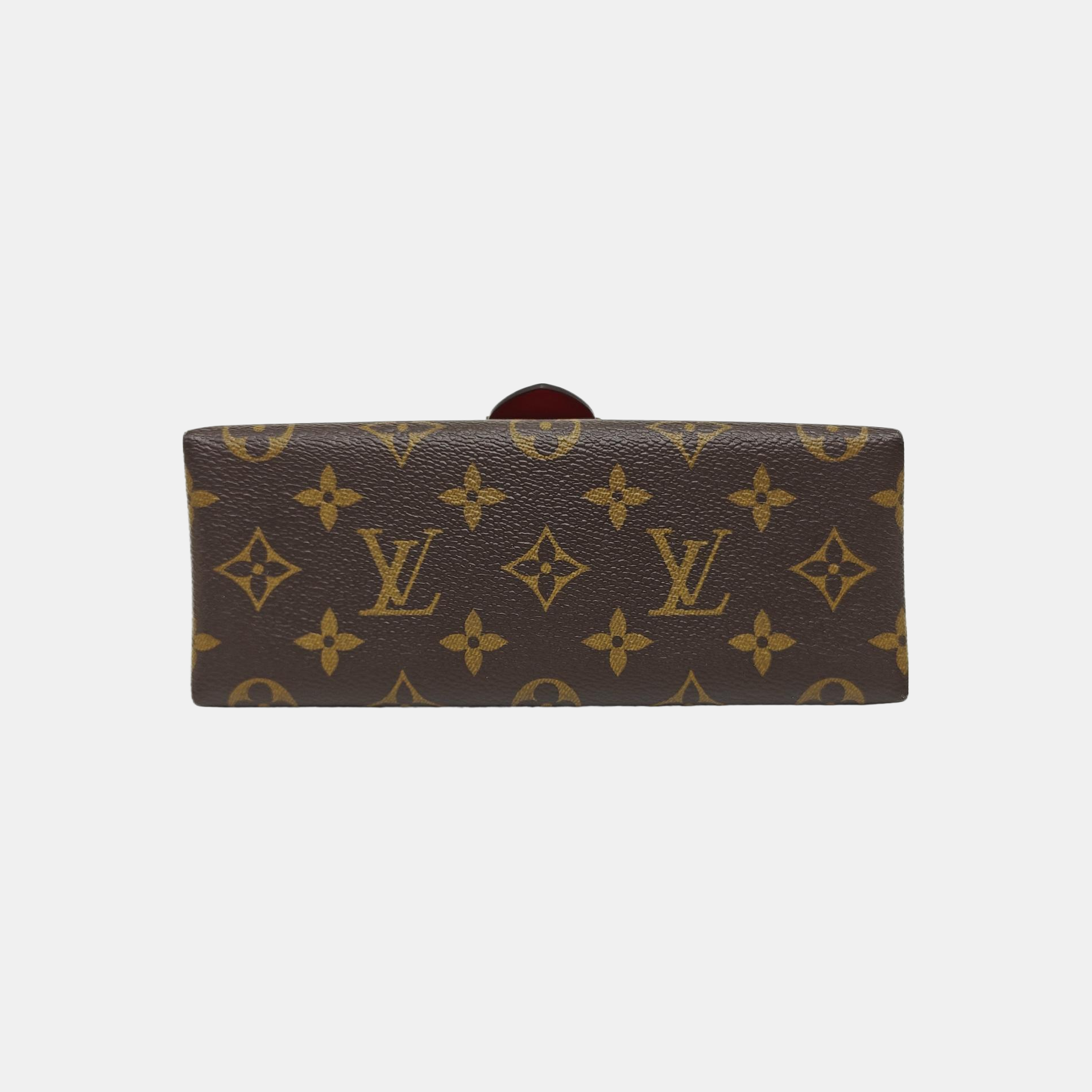 Authenticated pre-owned  LOCKY BB Monogram Coated Canvas Red - Shoulder Bag at Looply