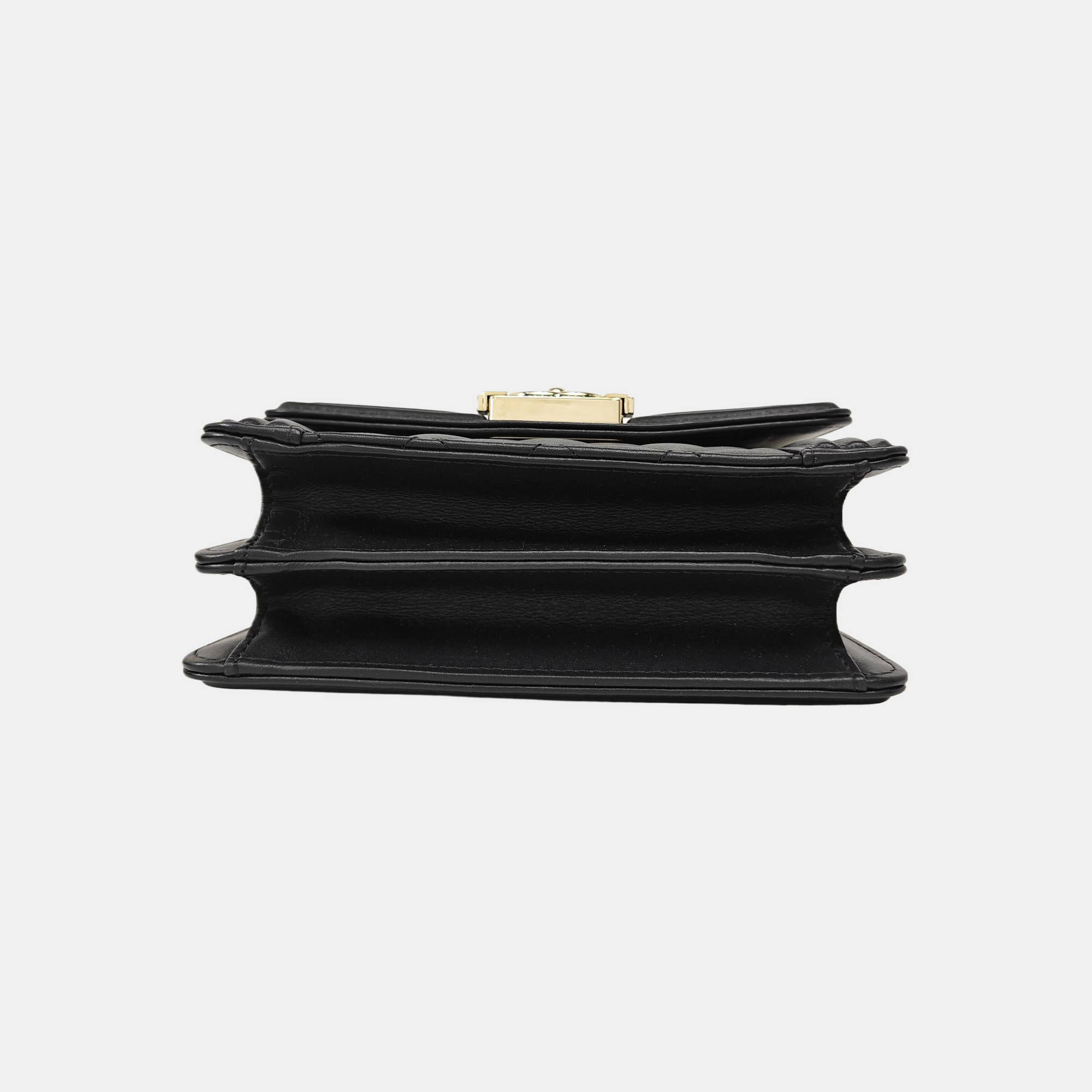 BOY CHANEL Mini Quilted Lambskin Black