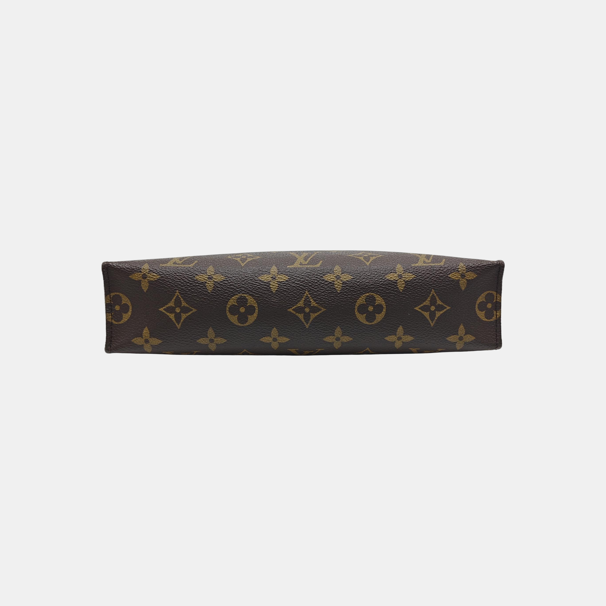 TOILET POCKET 26 Monogram Coated Canvas Brown