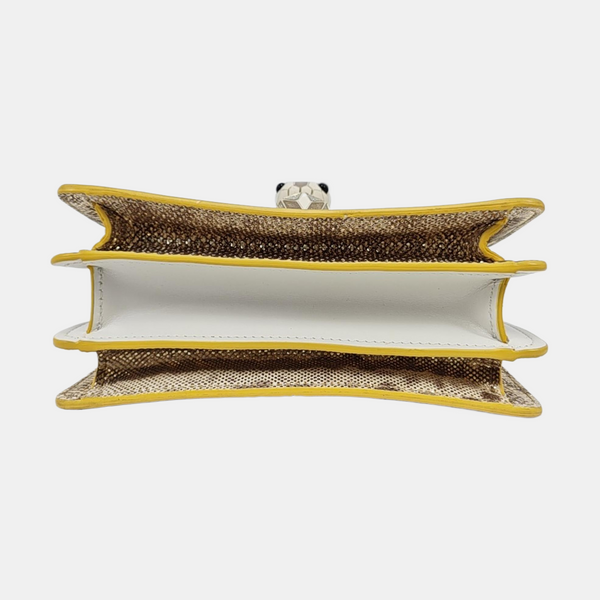 SERPENTI FOREVER Calfskin White