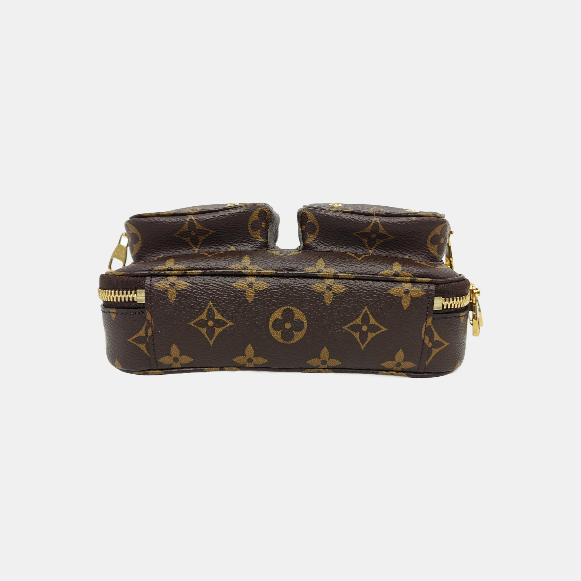 UTILITY Monogram Coated Canvas Brown