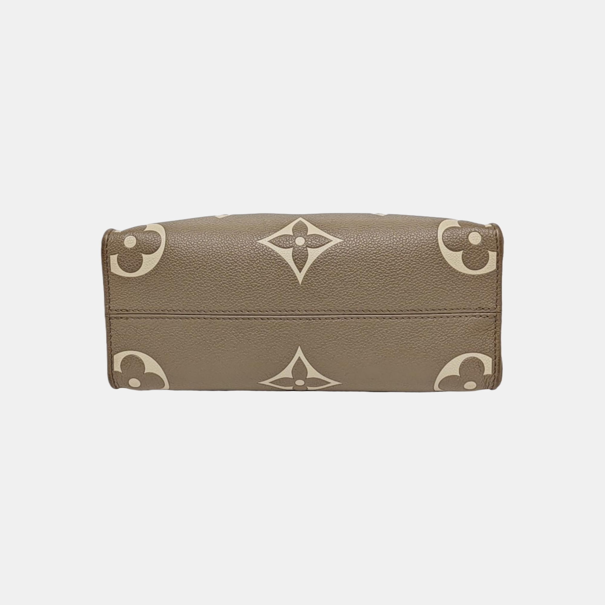 ONTHEGO PM Monogram Calfskin Gray