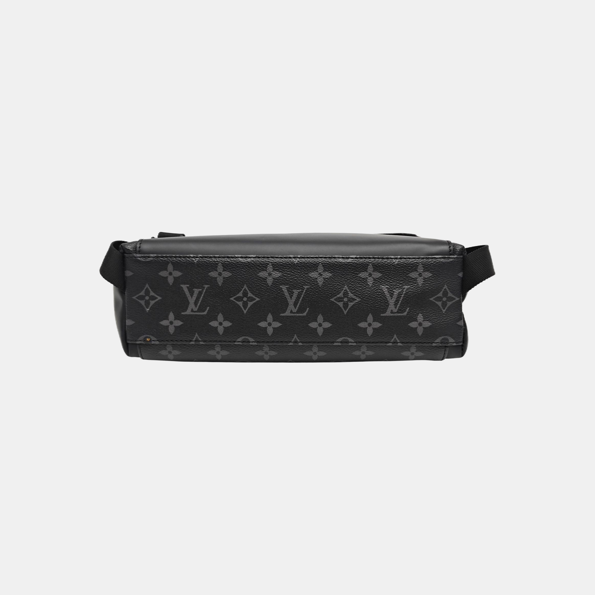 VOYAGER PM Monogram Coated Canvas Black