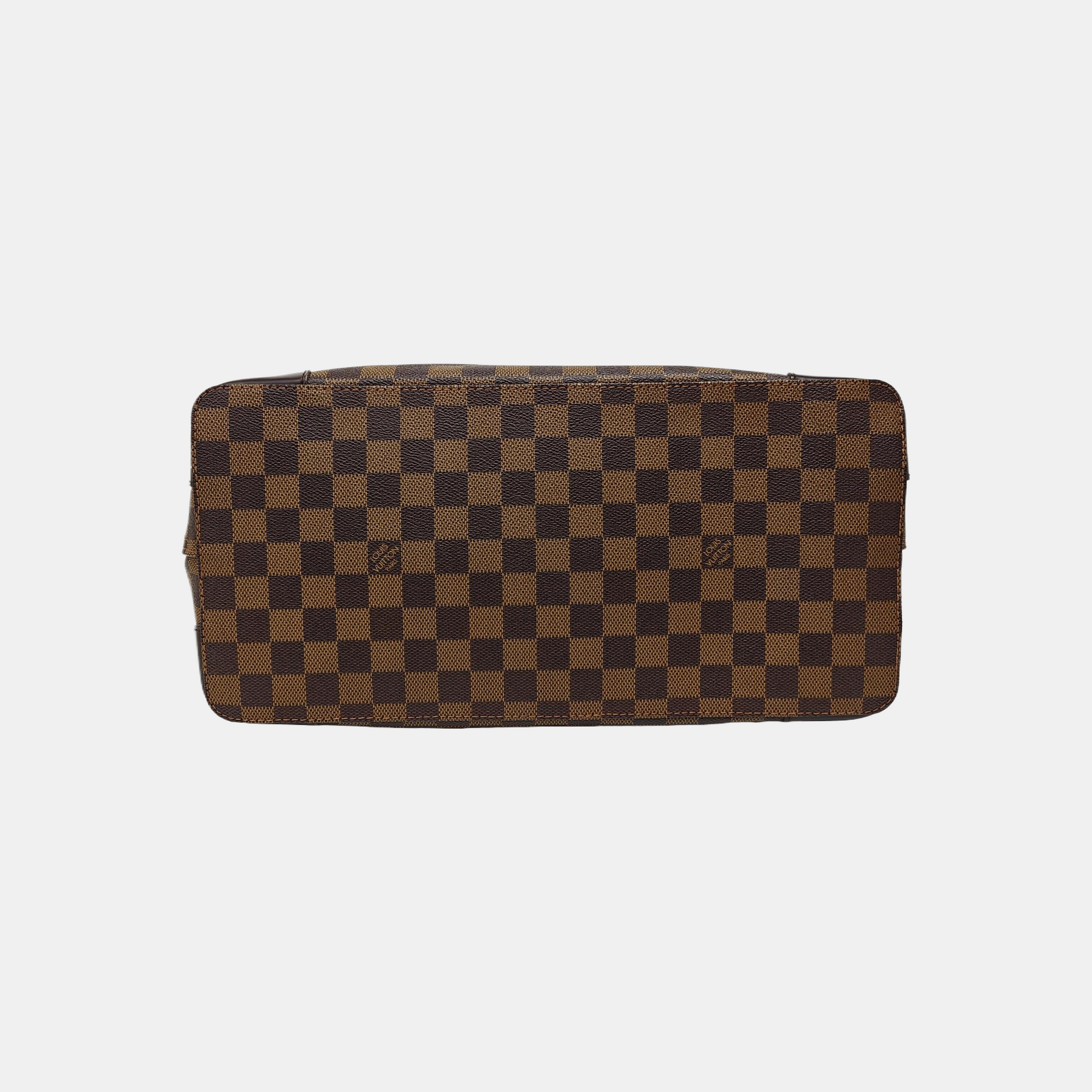 HAMPSTEAD MM Damier Ebene Coated Canvas Brown