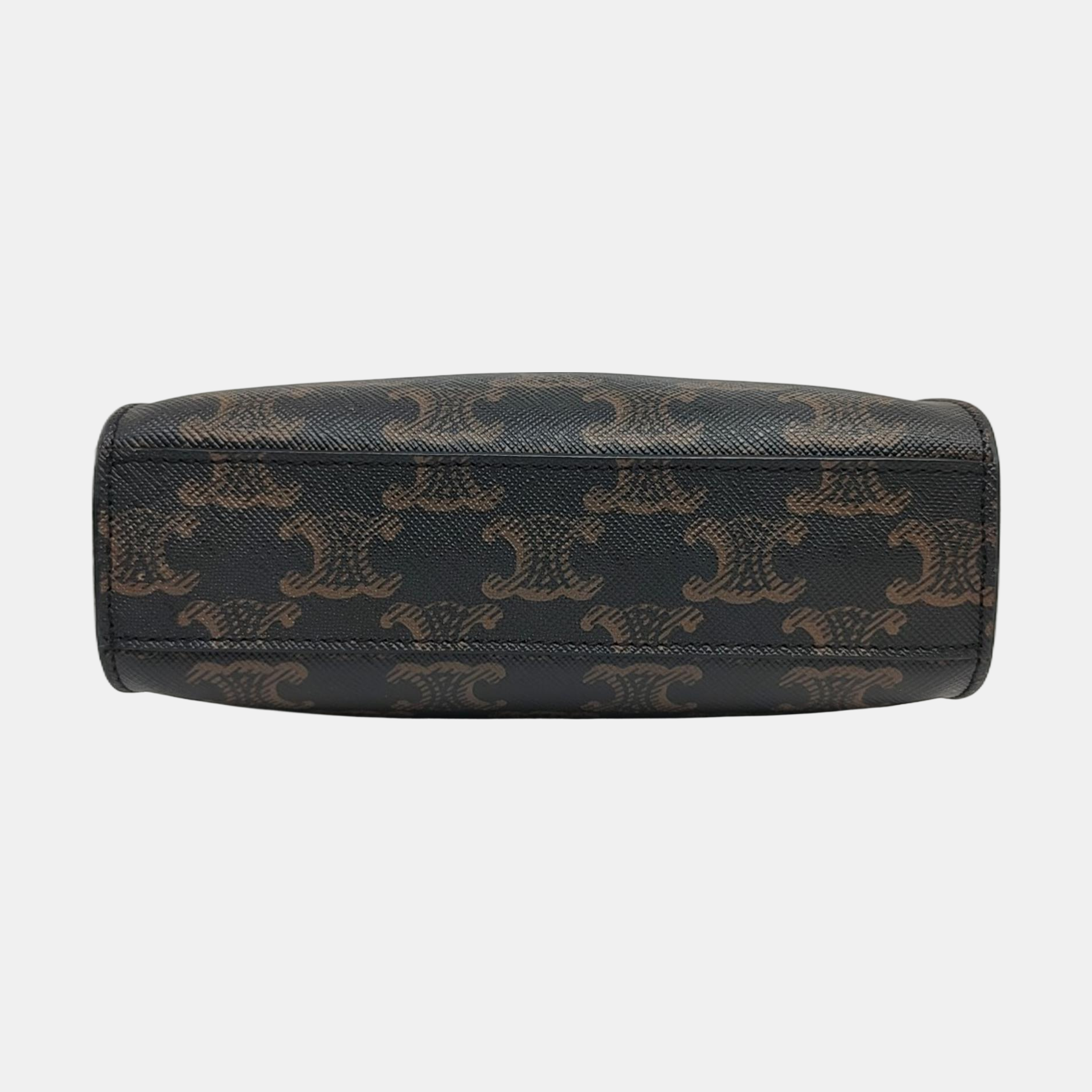 CABAS CELINE Mini Coated Canvas Brown