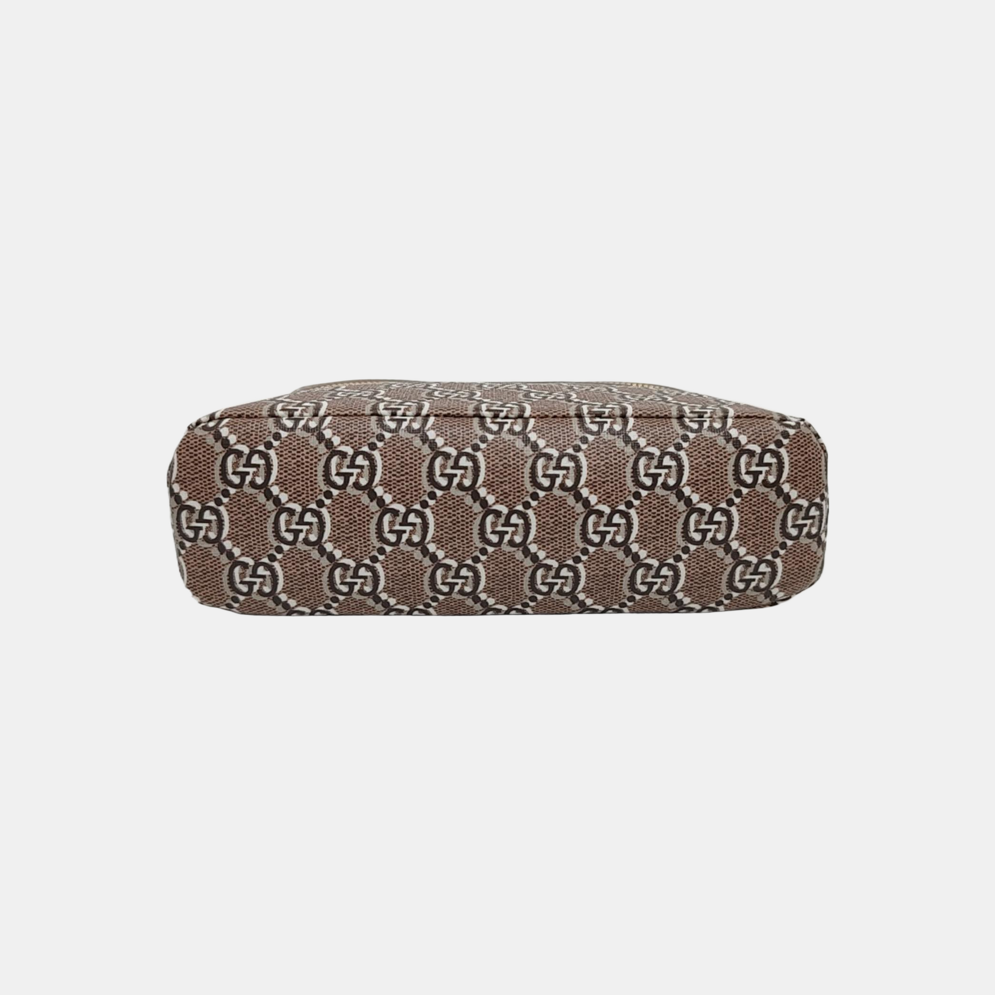 Authenticated pre-owned  Ophidia Super Mini Monogram Coated Canvas Grey - Shoulder Bag at Looply