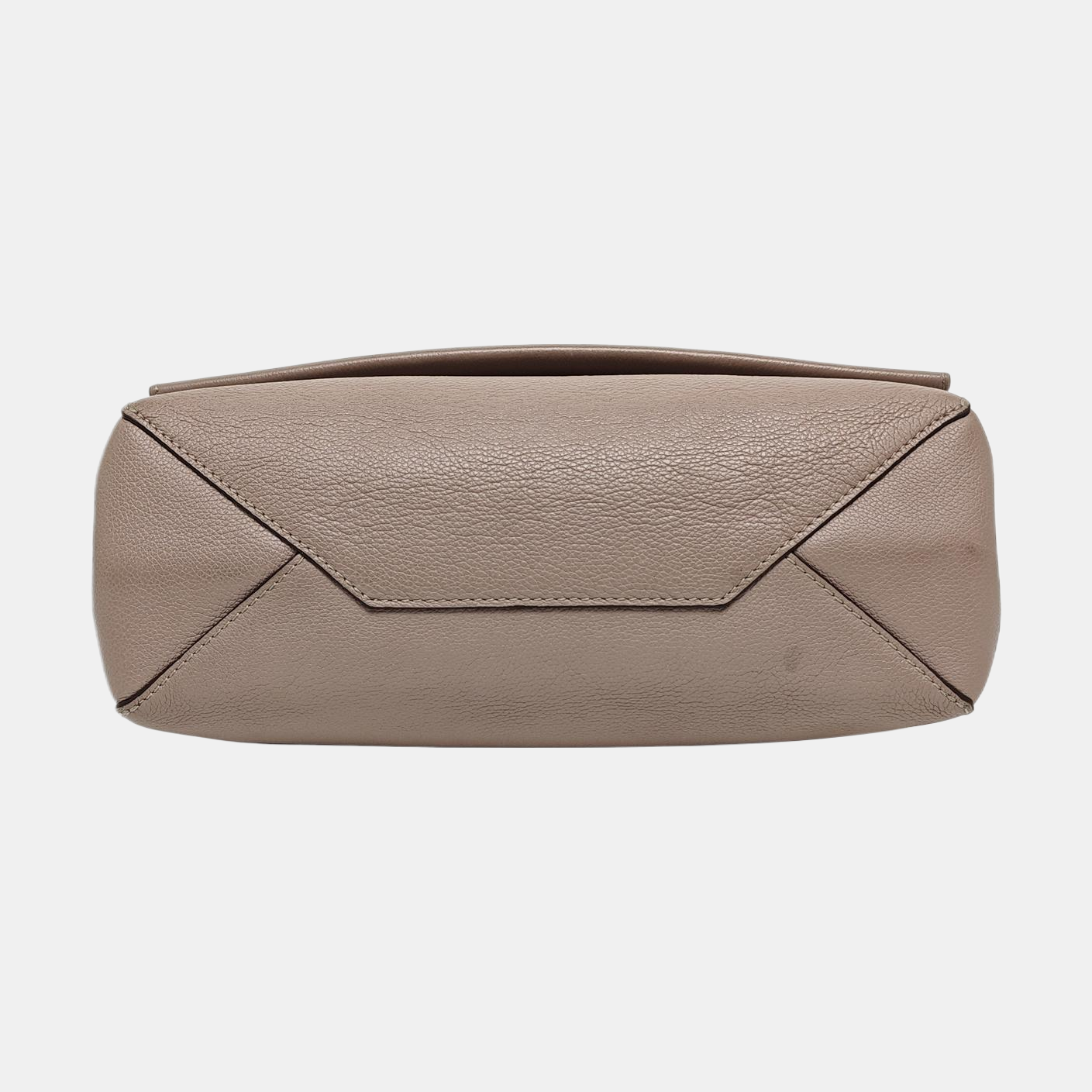 Authenticated pre-owned  LOCKME Calfskin Gray - Shoulder Bag at Looply