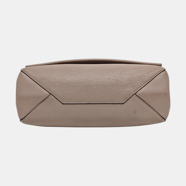 Authenticated pre-owned  LOCKME Calfskin Gray - Shoulder Bag at Looply