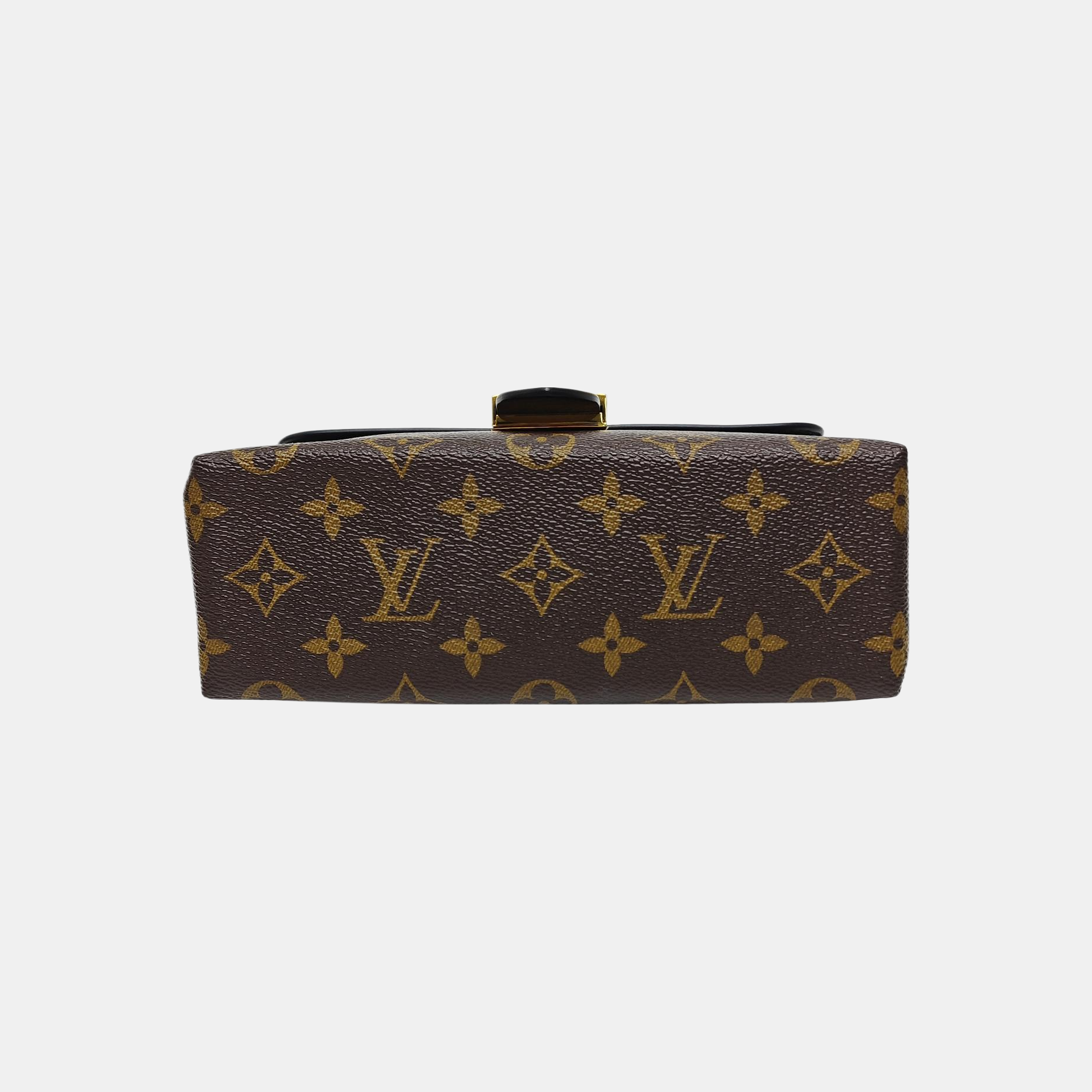 LOCKY BB Monogram Coated Canvas Brown