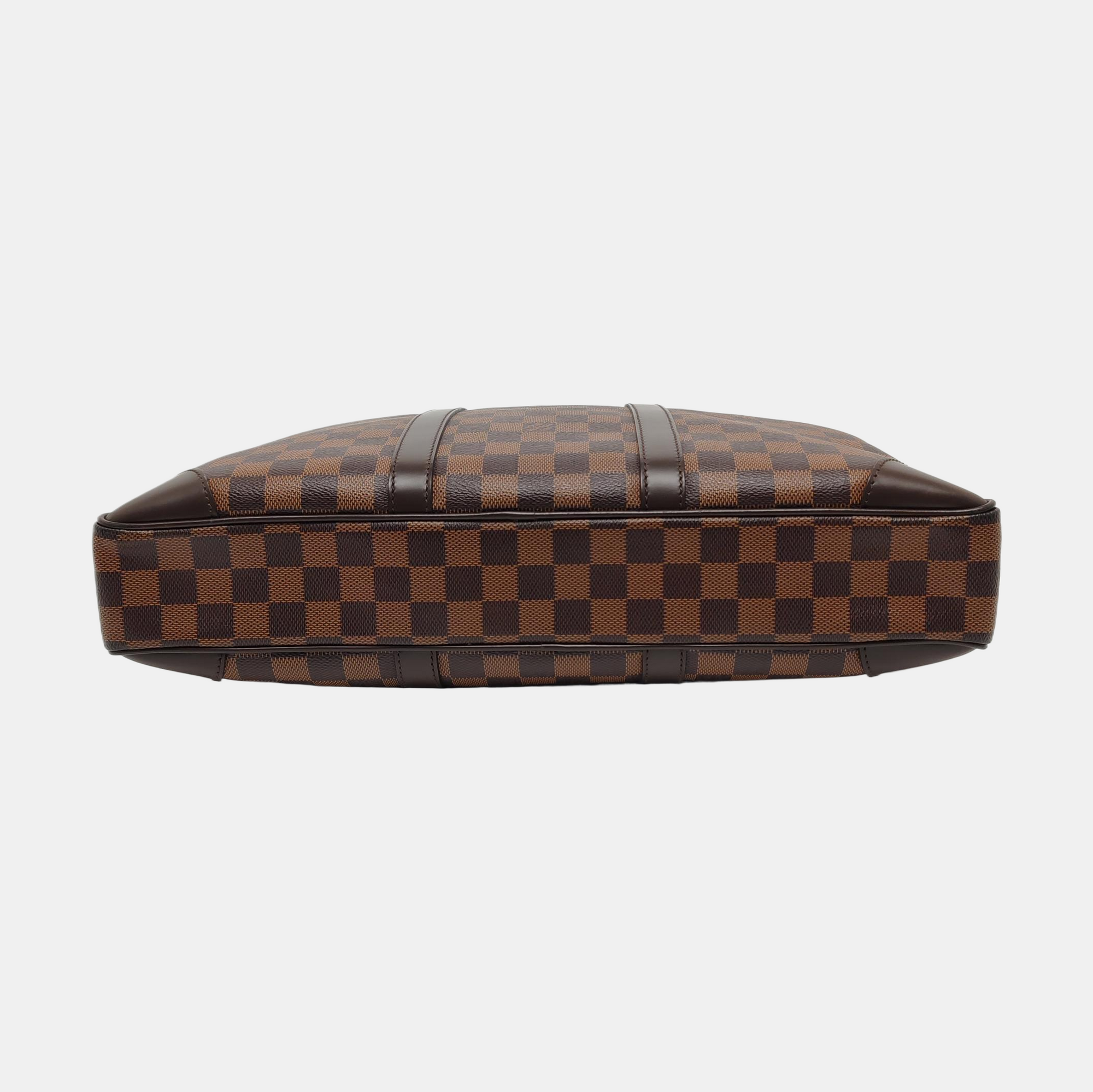 PORTE-DOCUMENTS Damier Ebene Coated Canvas Brown