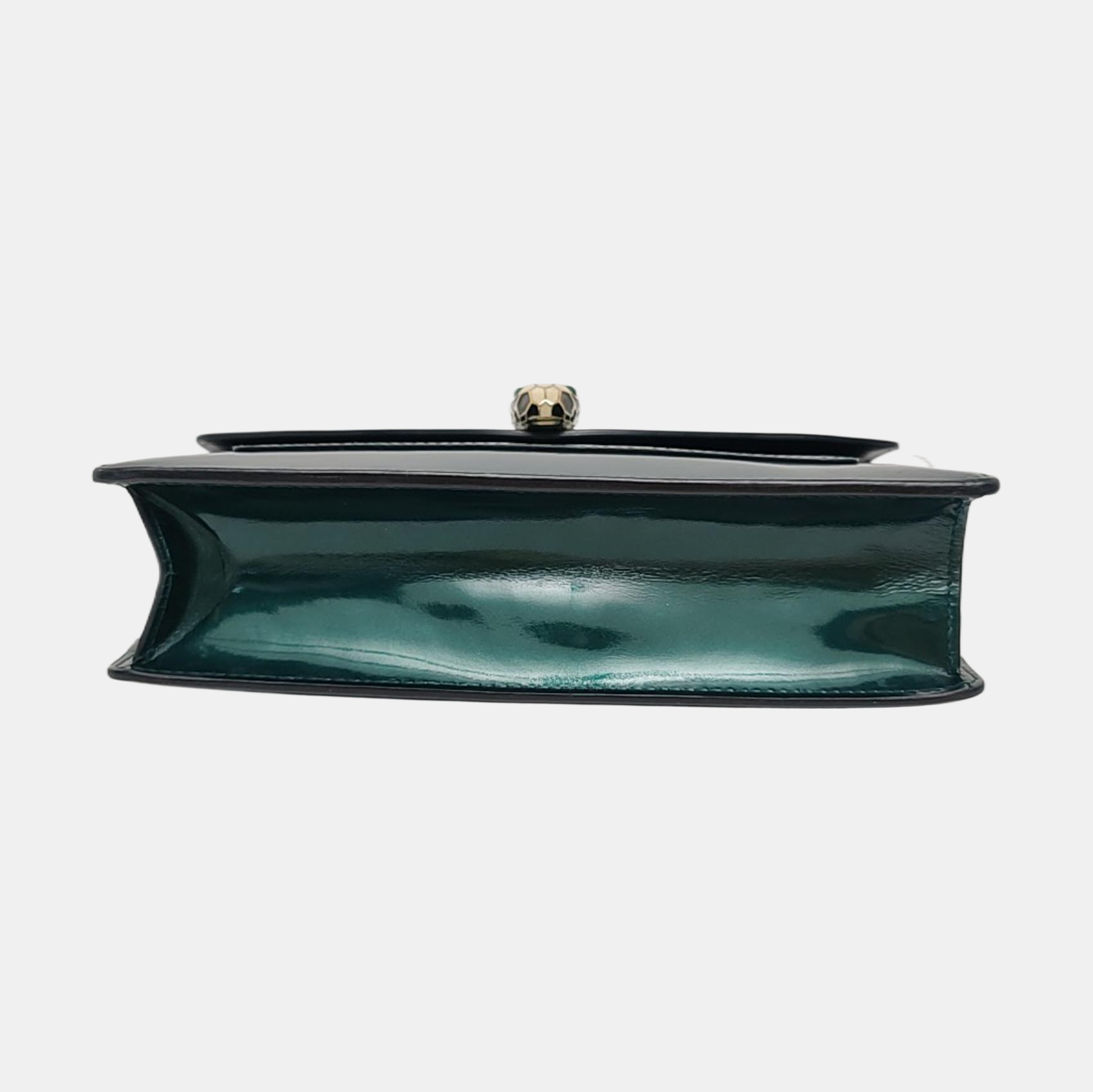 SERPENTI FOREVER Patent Leather Green
