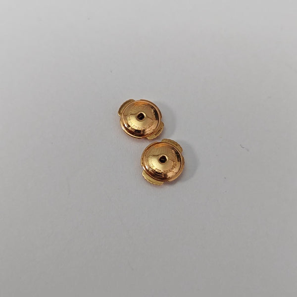 Gem Dior 18k Rose Gold Stud Earrings